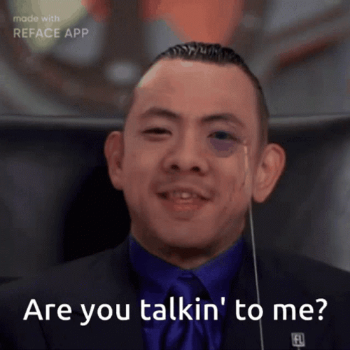 You Talking To Me Man With Glasses GIF