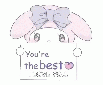 Cute Kitten Writes You The Best Animation GIF