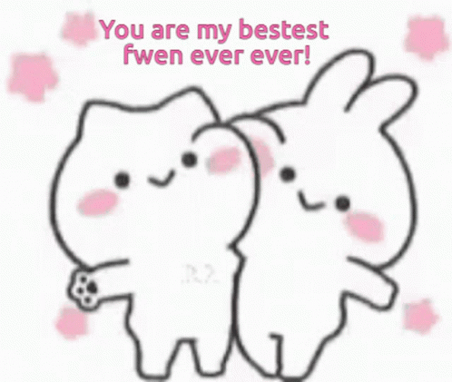 You The Best Cat Friend Animation GIF