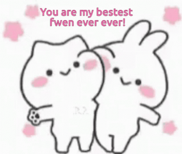 You The Best Cat Friend Animation GIF