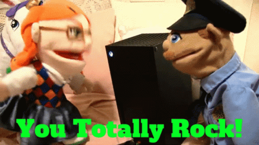 You Totally Rock Puppets GIF