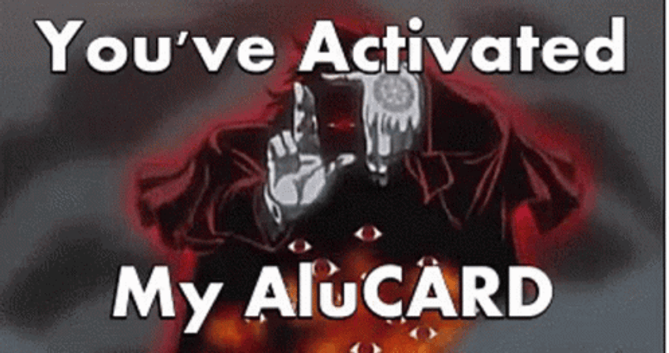 You've Activated My Alucard GIF