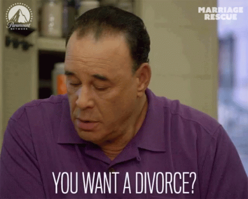 You Want A Divorce GIF