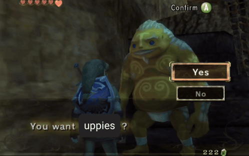 You Want Uppies Confirm Video Game Screenshot GIF