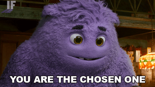 You Were The Chosen One Blue If Movie GIF