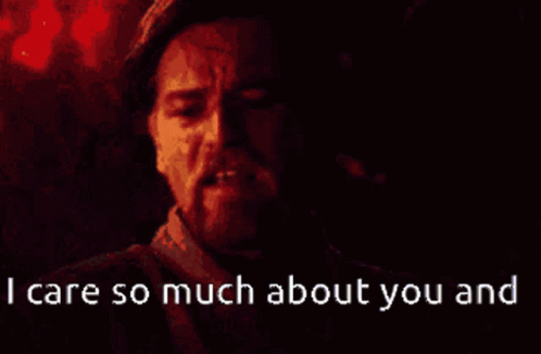 You Were The Chosen One Emotional Obiwan GIF