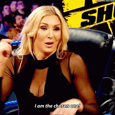 You Were The Chosen One Excited Charlotte Flair GIF