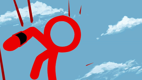 You Were The Chosen One Stickman Flying GIF