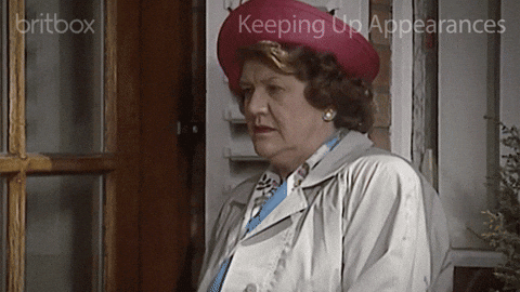 You What Keeping Up Appearances Snitching GIF