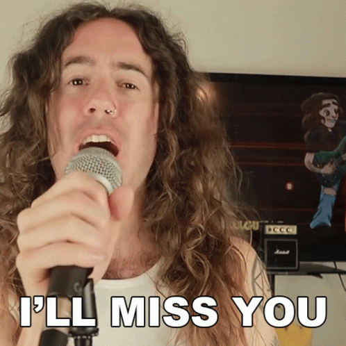 You Will Be Missed Bradley Hall Singing GIF