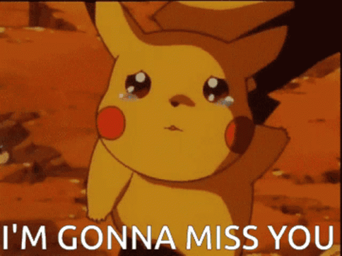 You Will Be Missed Pokemon Pikachu Waving GIF