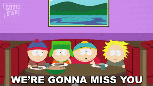 You Will Be Missed South Park Kids GIF