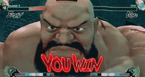 You Win Street Fighter Zangief GIF