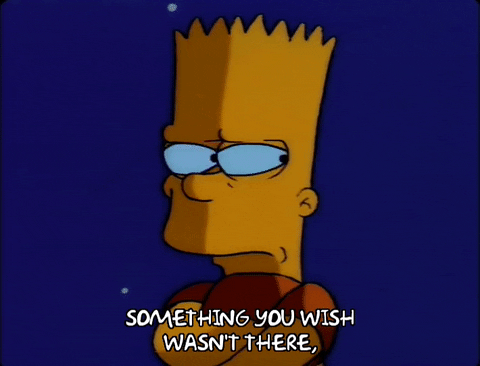 You Wish Angry Bart Simpson GIF