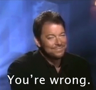 You Wish Jonathan Frakes You're Wrong GIF