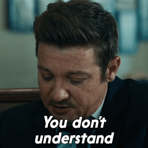 You Wouldn't Get It Jeremy Renner GIF