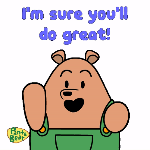 Youll Be Fine Pants Bear GIF