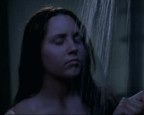 Young Amanda Bynes Showering GIF