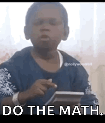 Young Boy Holding Book Saying Do The Math