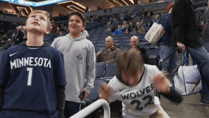 Young Boy In Minnesota Jersey GIF
