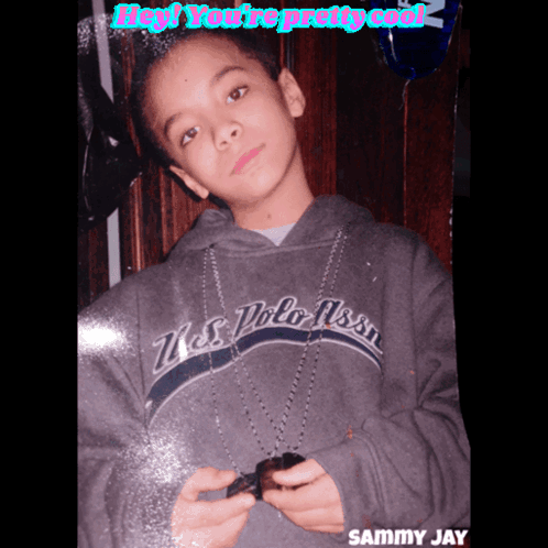 Young Boy in US Polo Hoodie