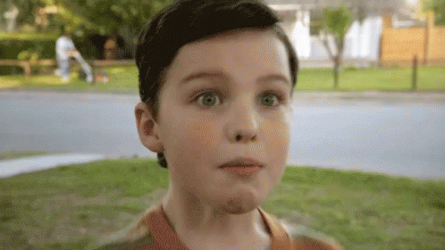 Young Boy Making Funny Face