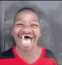 Young Boy Making Funny Face