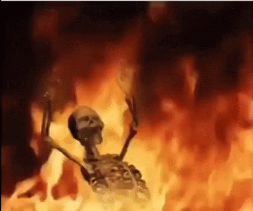Young Boy Reading Newspaper in Car with Fire