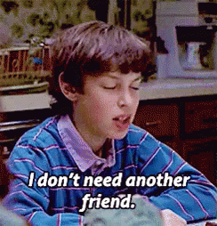 Young Boy Says I Don't Need Another Friend