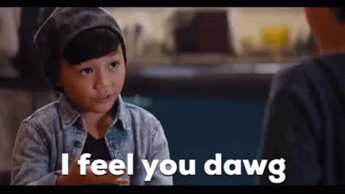 Young Boy Says I Feel You Dawg GIF