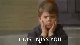 Young Boy Sitting in Front of Microwave Misses You