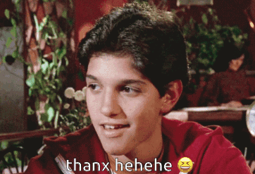Young Boy Smiling Thanx Henee GIF