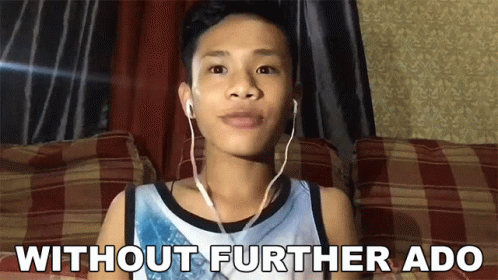 Young Boy Wearing Ear Buds GIF