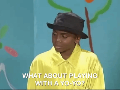 Young Boy What About Playing With Yo Yo GIF