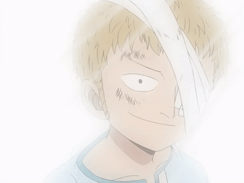 Young Boy With Bandage