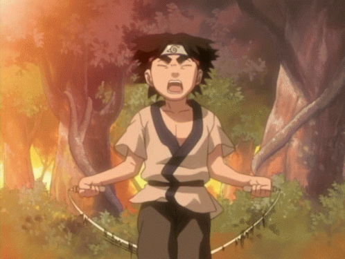 Young Boy With Headband Letter N GIF