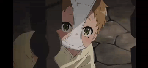 Young Boy With Panties Over Face
