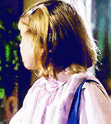 Young Drew Barrymore Turning Around GIF