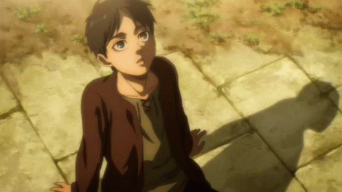 Young Eren Jaeger Aot Anime Scene GIF