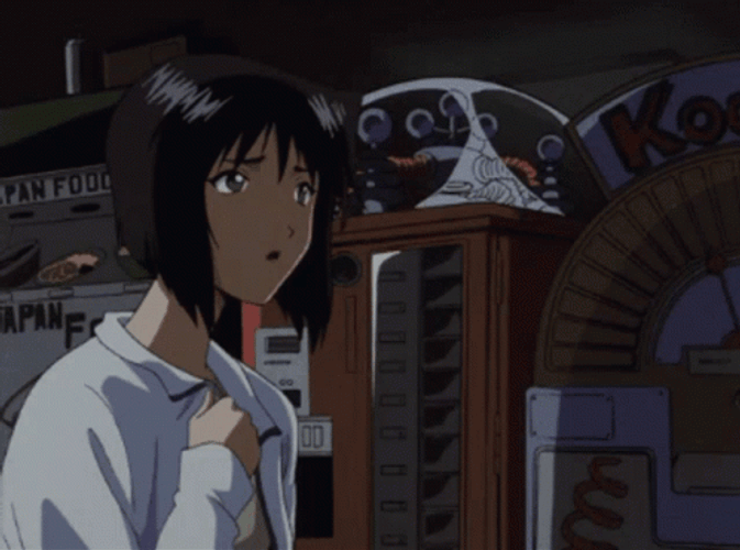 Young Faye Valentine Shocked GIF