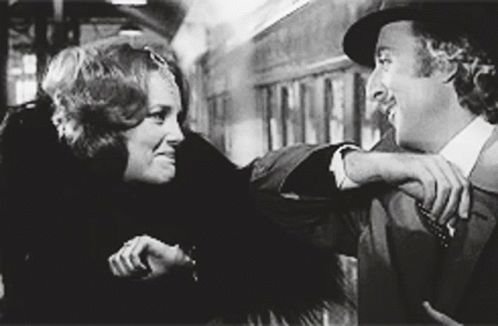 Young Frankenstein Gene Wilder Madeline Kahn Elbows Touching GIF