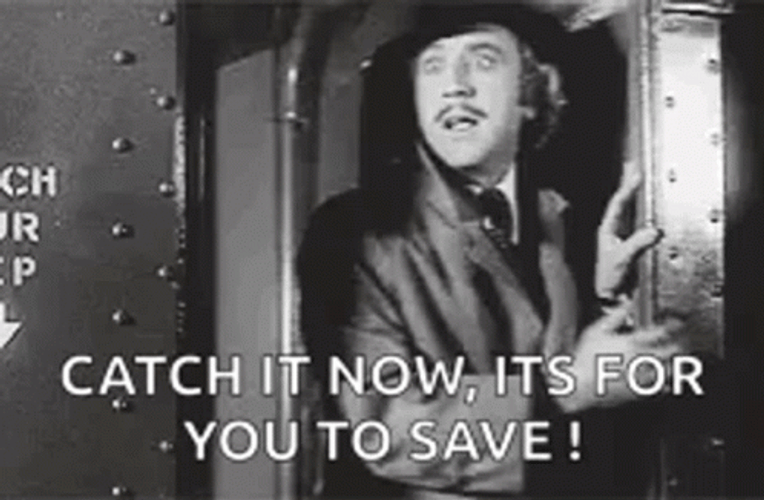 Young Frankenstein Gene Wilder Blowing Kiss GIF