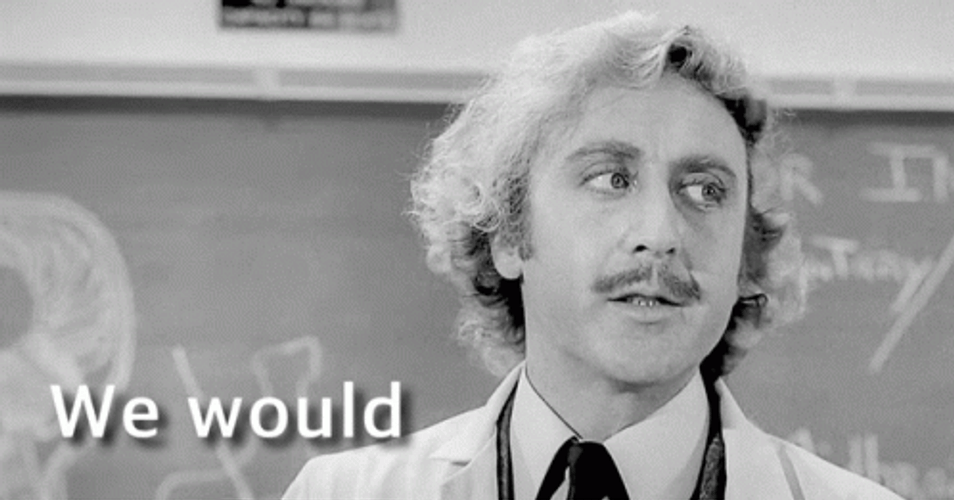 Young Frankenstein Gene Wilder Lecturing GIF