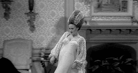 Young Frankenstein Madeline Kahn Doing Sexy Pose GIF