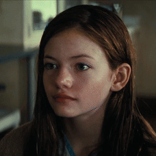 Young Girl Close Up With Long Brown Hair GIF