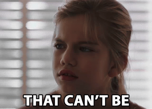 Young Girl Says Can't Be