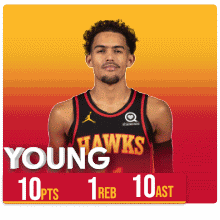 Young Hawks Basketball Player in Red and Black Jersey