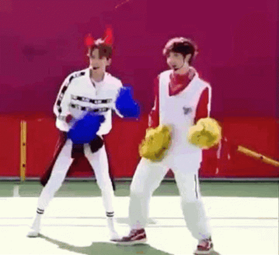 Young Hoon Bang Chan Cheer Dance GIF