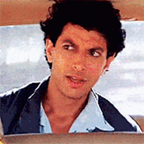 Young Jeff Goldblum GIF