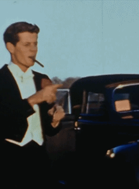Young Jfk Having His Time GIF